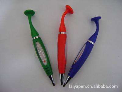 【供應帶溫度計磁鐵筆,多功能工具筆】價格,廠家,圖片,圓珠筆、原子筆,桐廬萊雅文教用品-