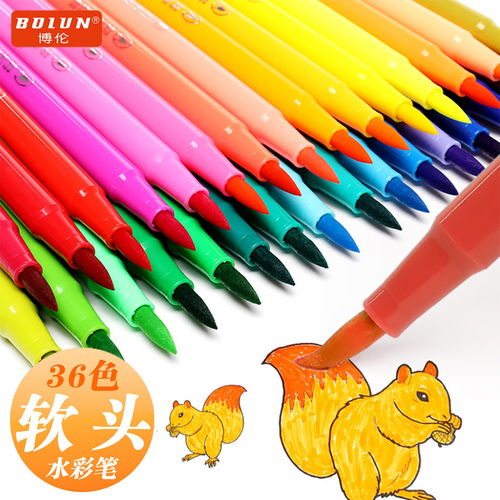 軟頭水彩筆繪畫(huà)套裝：兒童創(chuàng)意繪畫(huà)的理想選擇